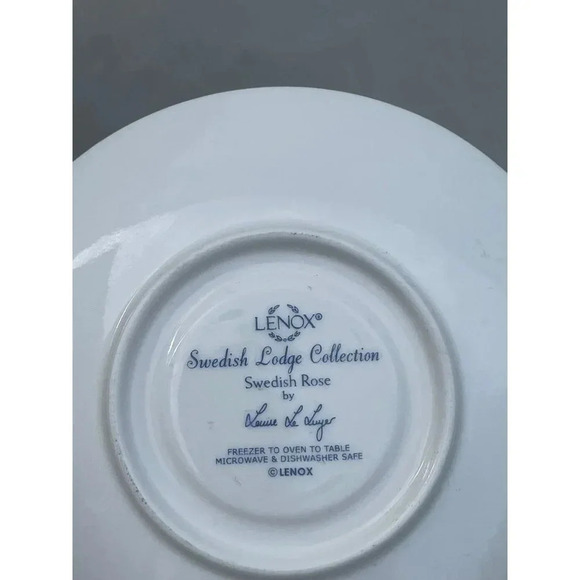 Lenox Butterfly Meadow Blue Two Rice Bowls and 3 Small Plates Porcelain 6"x3" - Picture 11 of 16